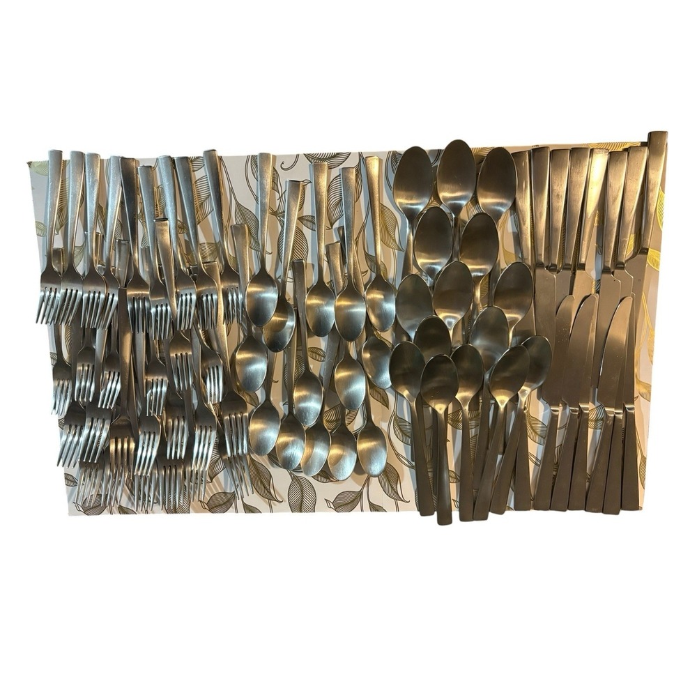 Gourmet Settings 18/10 Stainless Steel Flatware - Hotel - 74 Pieces
